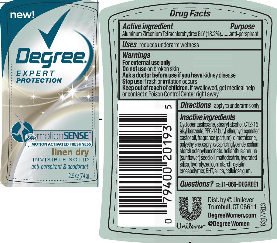 Pill image for Degree Motion Sense Linen Dry Antiperspirant Deodorant