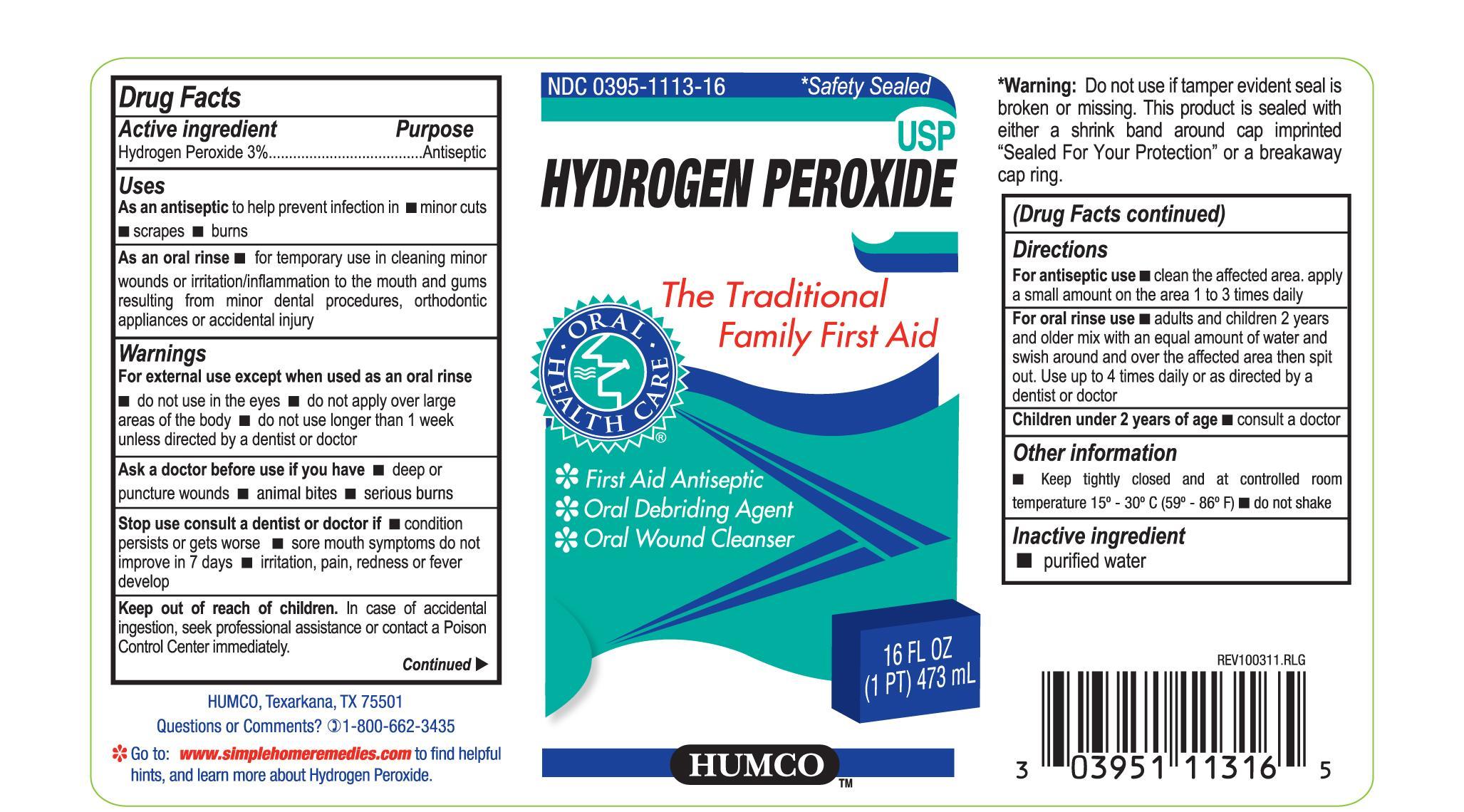 Pill image for Humco Hydrogen Peroxide
