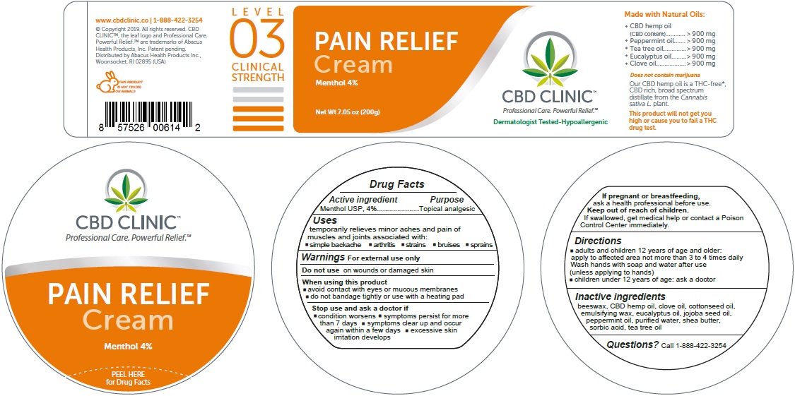 Pill image for Cbd Clinic Pain Relief - Level 3