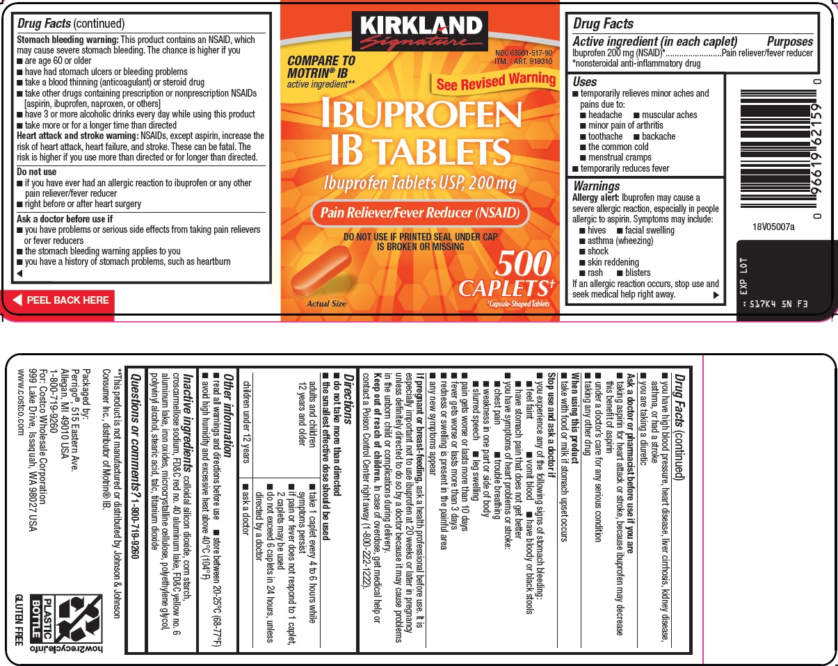 Pill image for Costco Wholesale Corp. Ibuprofen Ib Tablets Drug Facts