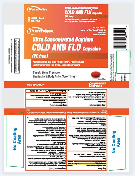 Pill image for Ultra Concentrated Daytime Cold And Flu Capsules