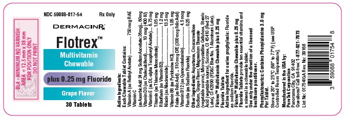 Pill image for Ndc 59088-017 Flotrex (0.25 Mg Fluoride)