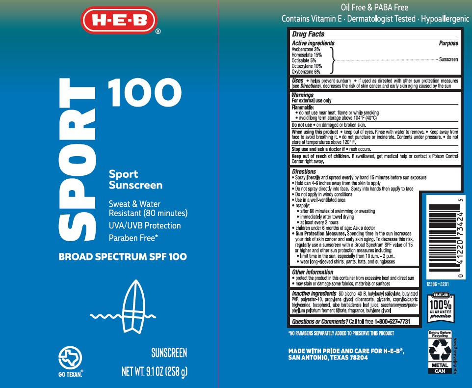 Pill image for H.e.b Solutions Sunscreen Sport Spf 100 Continuous Spray