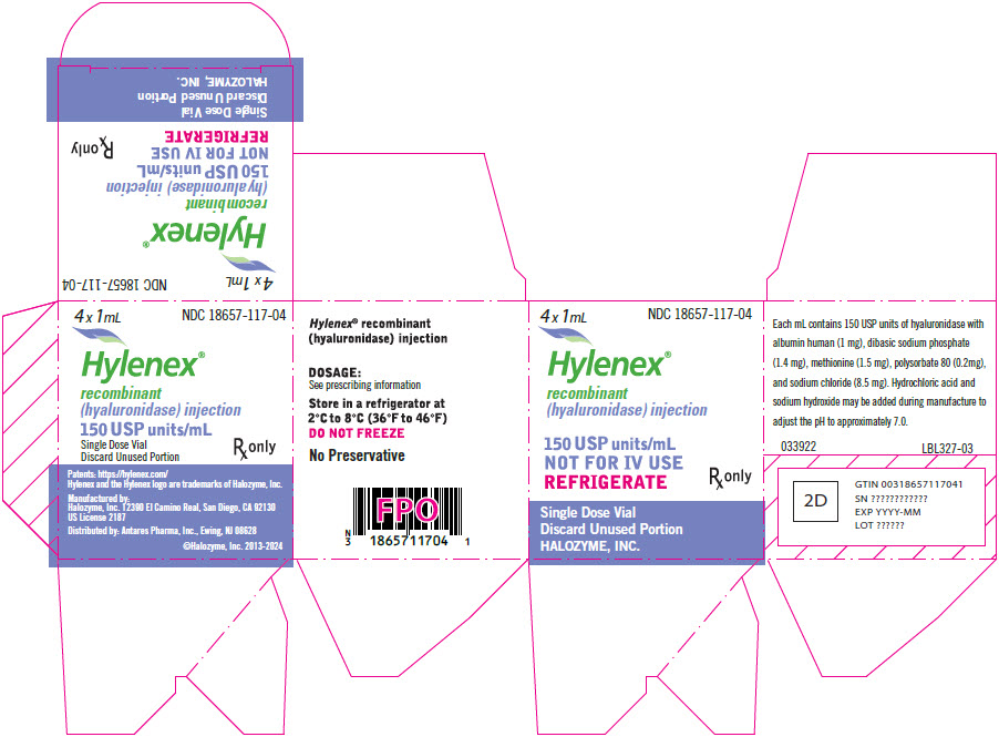 Pill image for These Highlights Do Not Include All The Information Needed To Use Hylenex Recombinant Safely And Effectively. See Full Prescribing Information For Hylenex Recombinant.