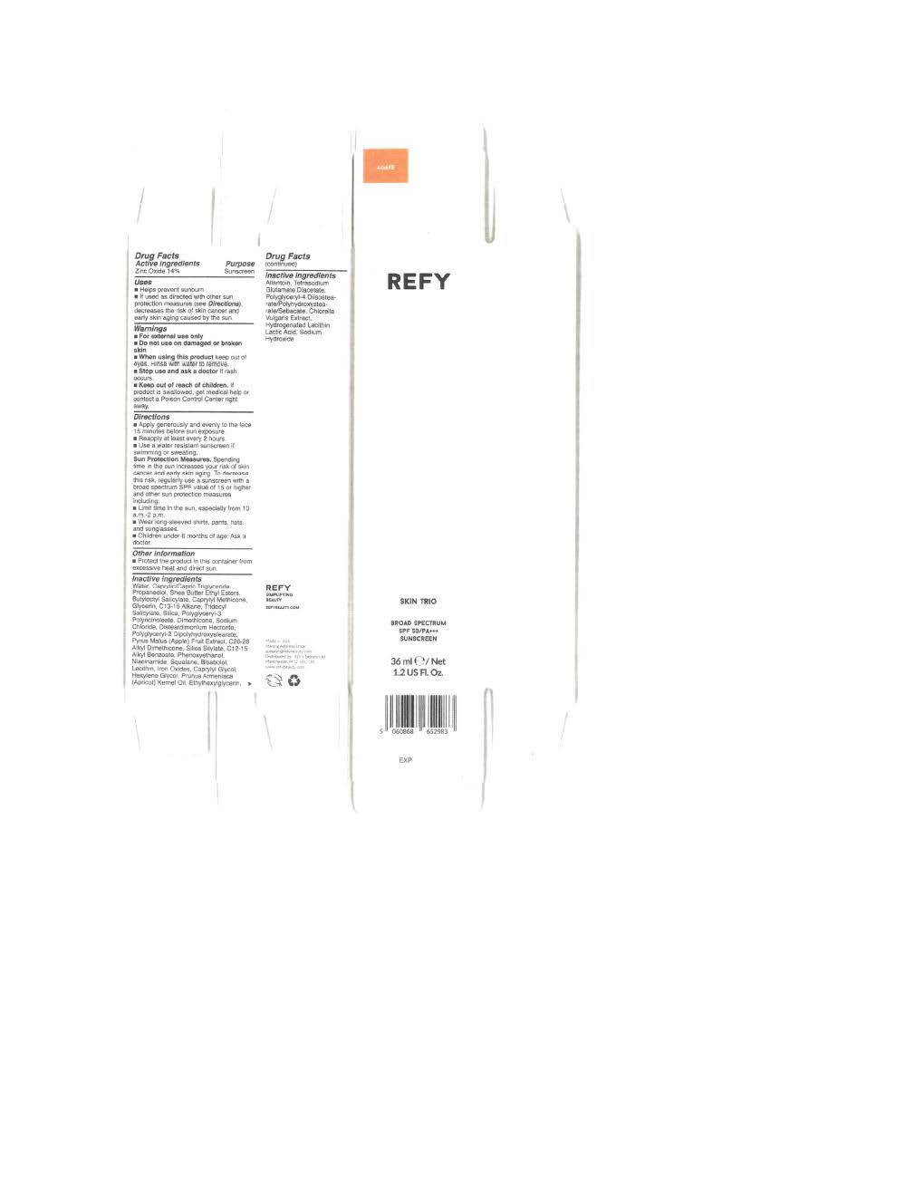 Pill image for refy skin trio