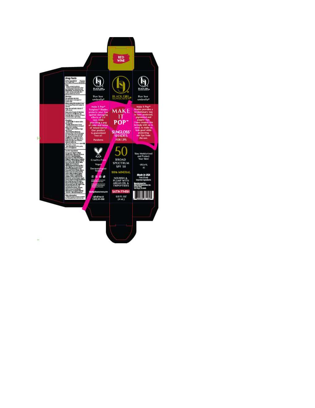 Pill image for Black Girl Sunscreen Make It Pop