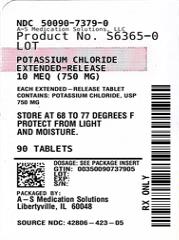 Pill image for These Highlights Do Not Include All The Information Needed To Use Potassium Chloride Extended-release Tablets Safely And Effectively. See Full Prescribing Information For Potassium Chloride Extended-release Tablets.