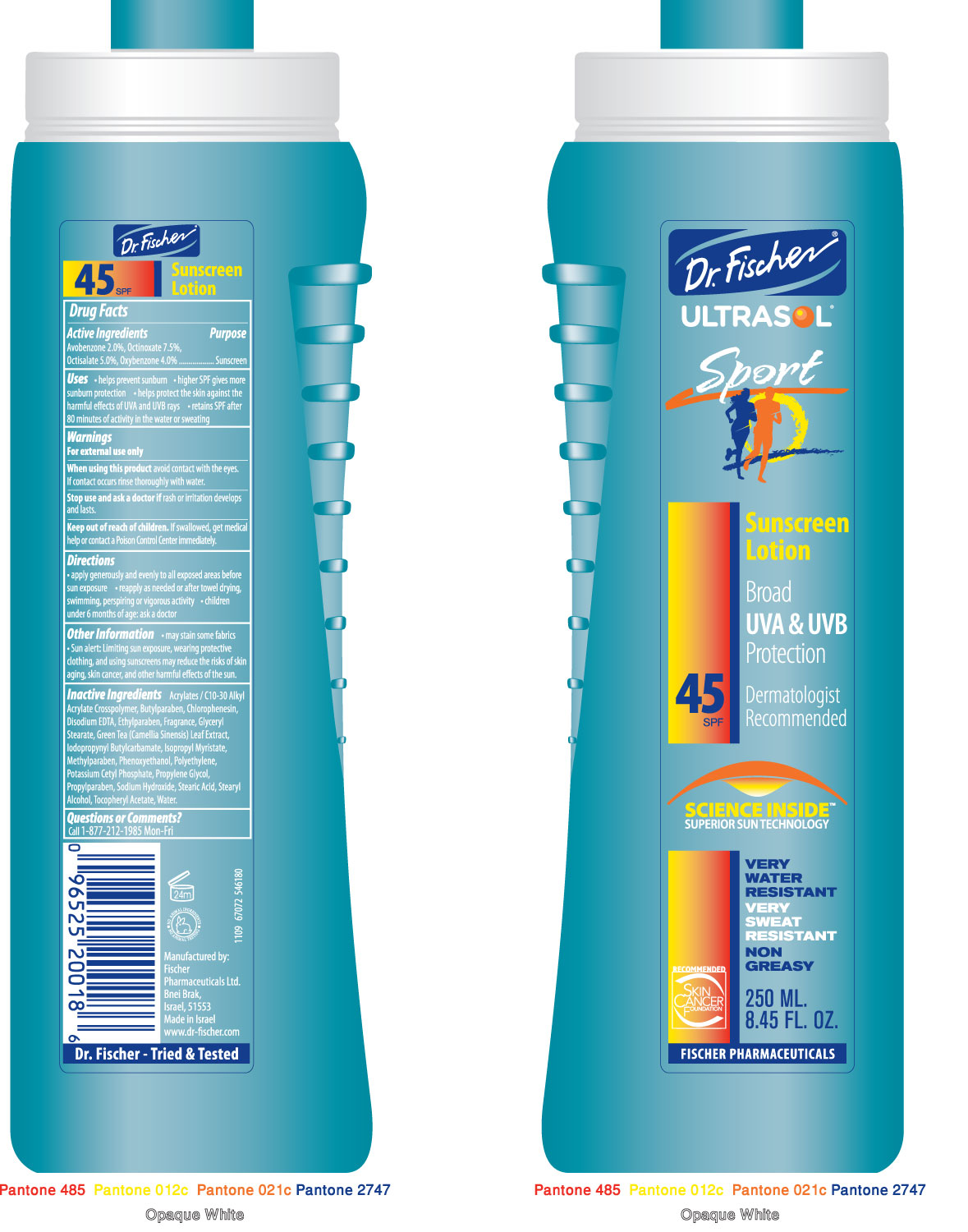 Pill image for Dr. Fischer Ultrasol Sport Sunscreen Lotion Spf45