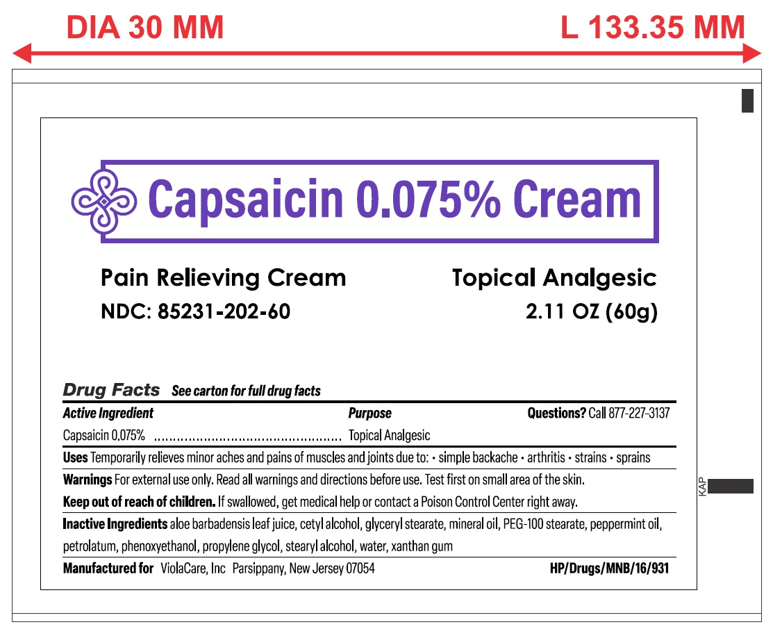 Pill image for Capsaicin 0.075% Cream