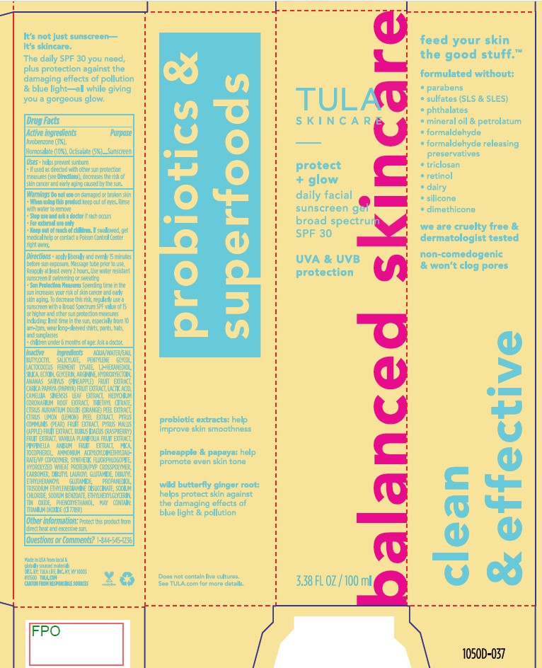 Pill image for Tula Skincare Protect And Glow Daily Facial Sunscreen Gel Spf 30