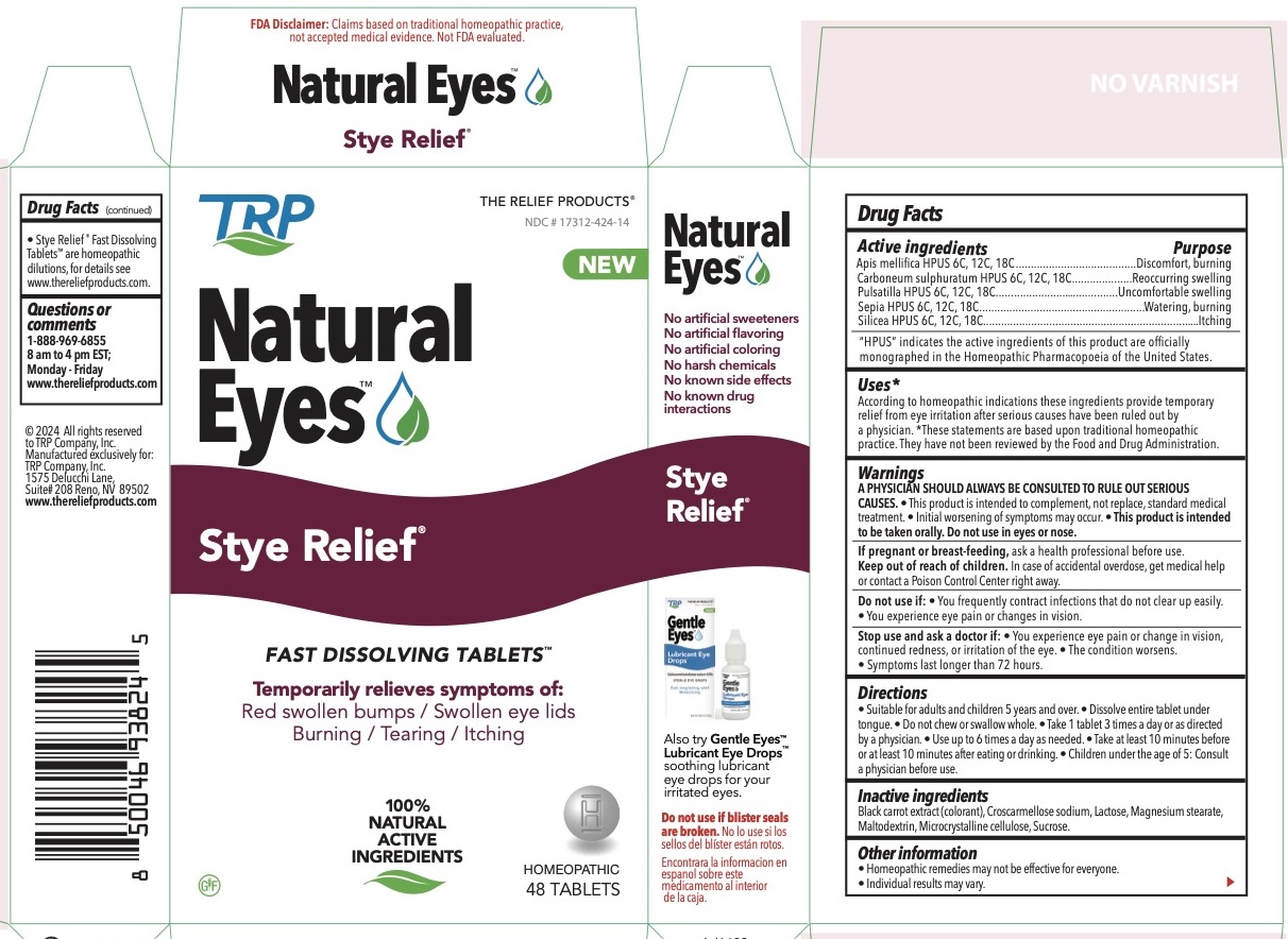 Pill image for Natural Eyes Stye Relief Fast Dissolving Tables