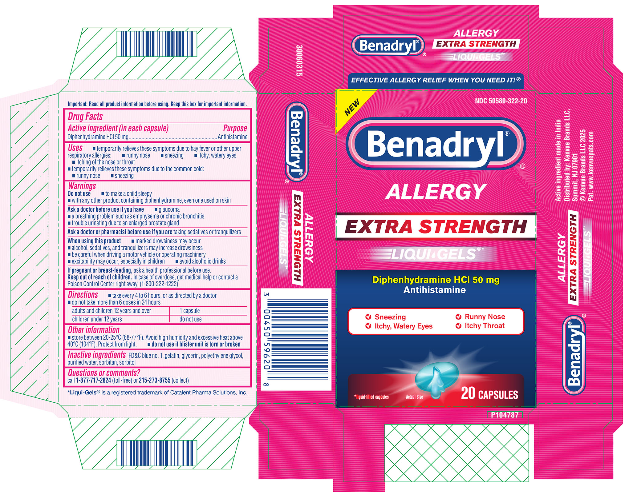 Pill image for Benadryl Allergy Extra Strength Liqui-gels