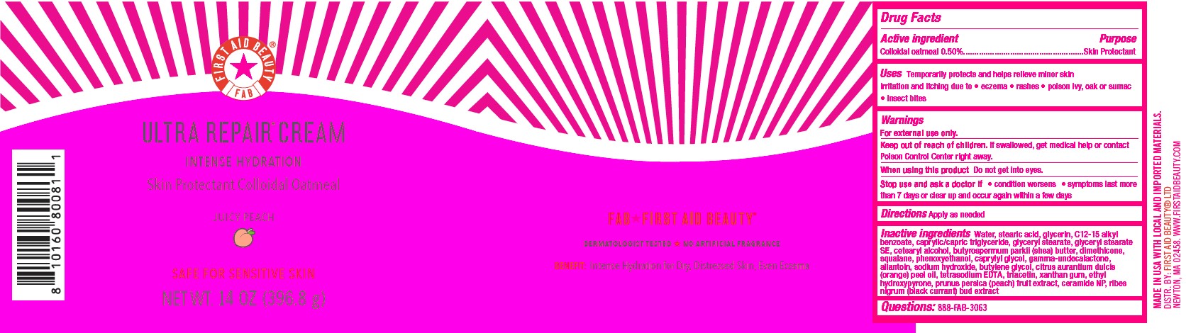 Pill image for First Aid Beauty Fab Ultra Repair Cream Intense Hydration Skin Protectant Juicy Peach