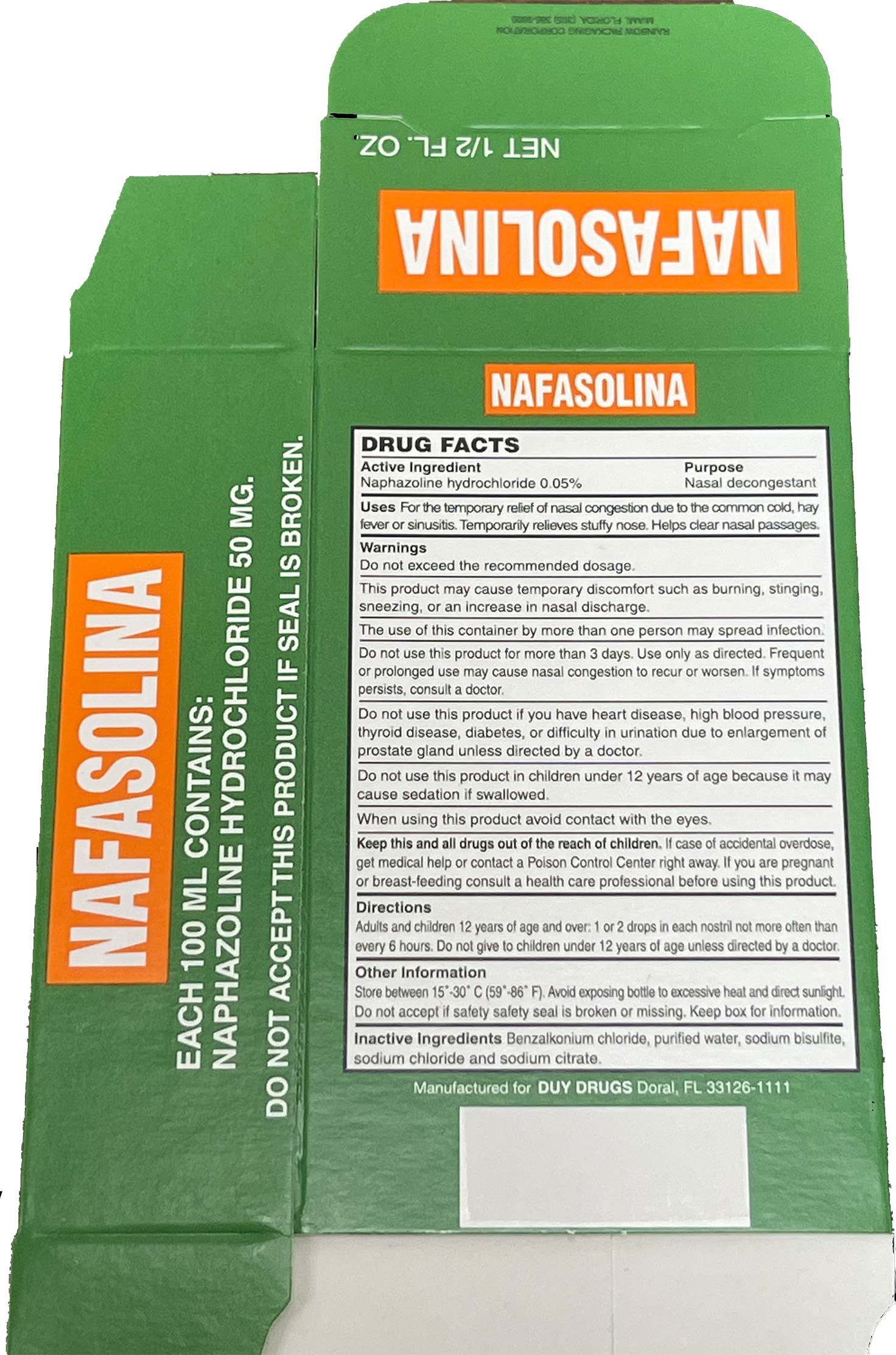 Pill image for Naphazoline Hydrochloride 0.05%