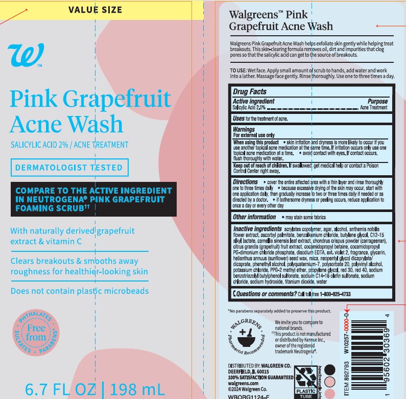 Pill image for walgreens pink grapefruit acne wash