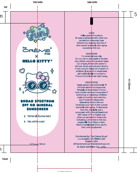 Pill image for The Crème Shop Hello Kitty Fun Broad Spectrum Spf 40