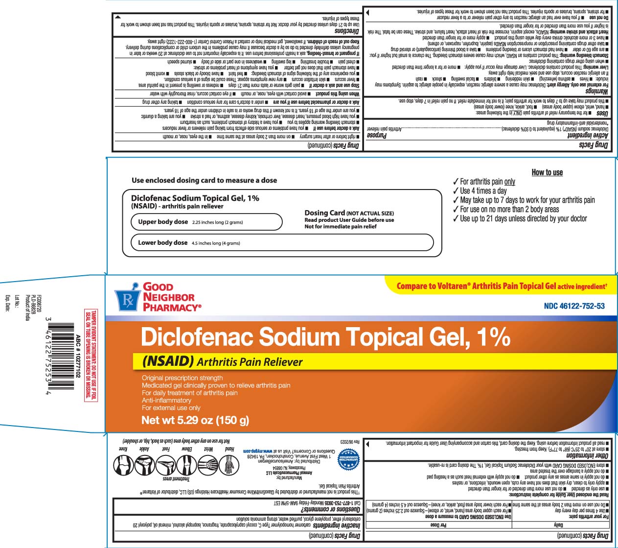 Pill image for Diclofenac Sodium 1 Percent Gel Aml
