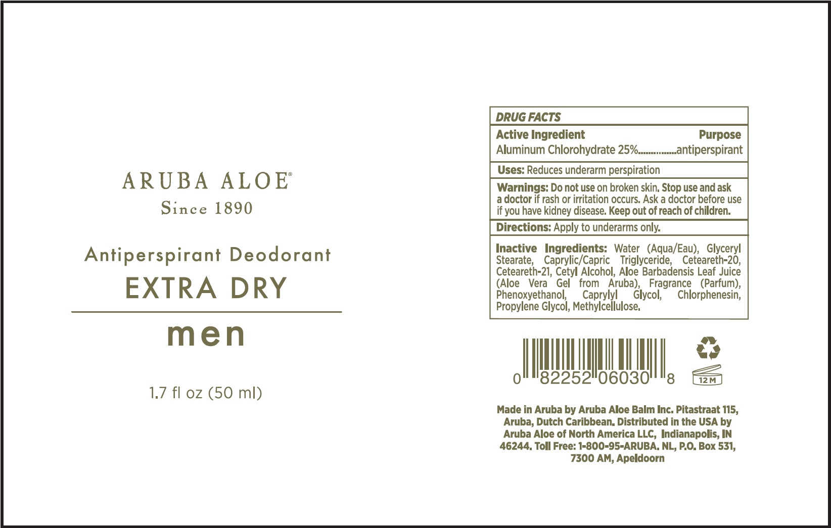 Pill image for Antiperspirant Deodorant Extra Dry Men