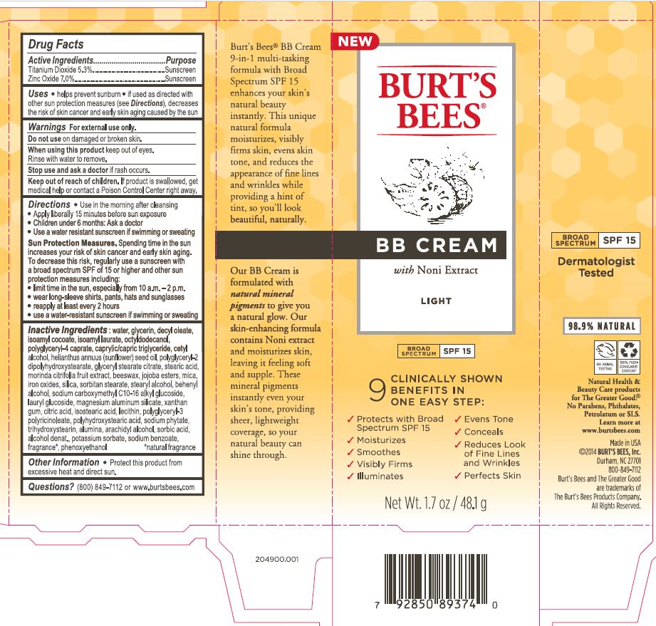 Pill image for Bb Cream Broad Spectrum Spf 15 Light