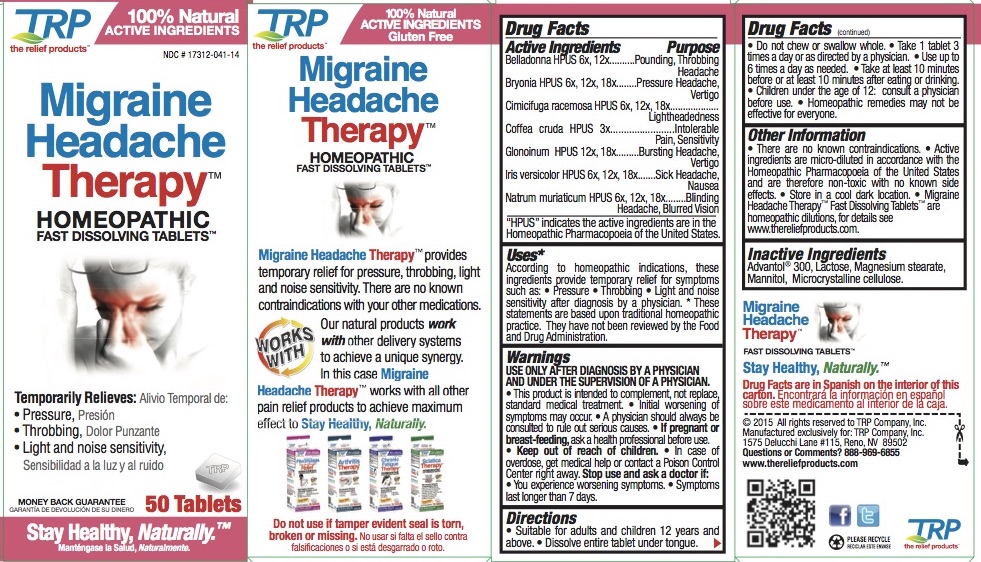 Pill image for Migraine Headache Therapy™ Homeopathic Fast Dissolving Tablets