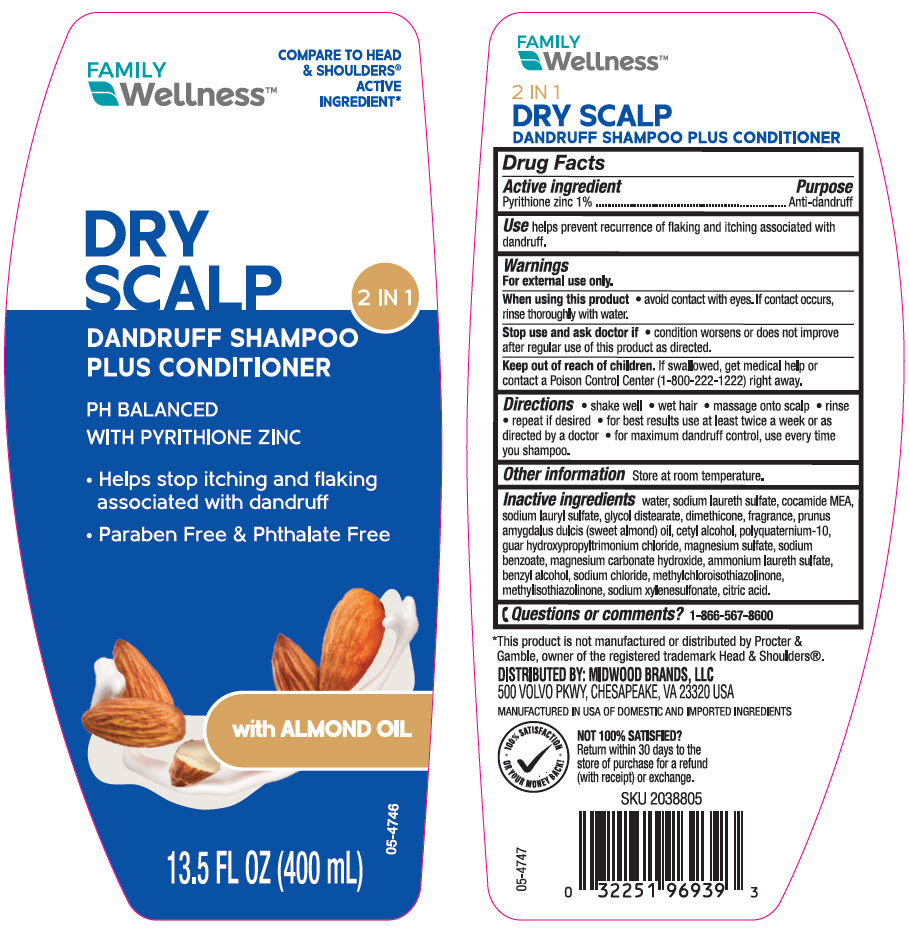 Pill image for Family Wellness™ Dry Scalp 2 In 1 Dandruff Shampoo Plus Conditioner