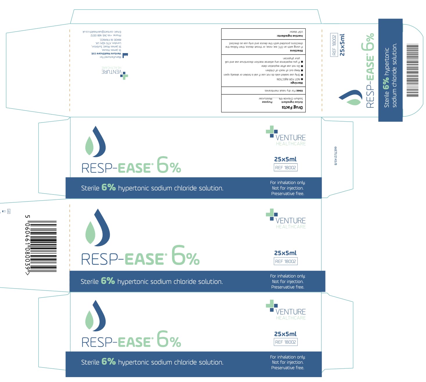 Pill image for Unither -venture Saline Solution 6% Sodium Chloride