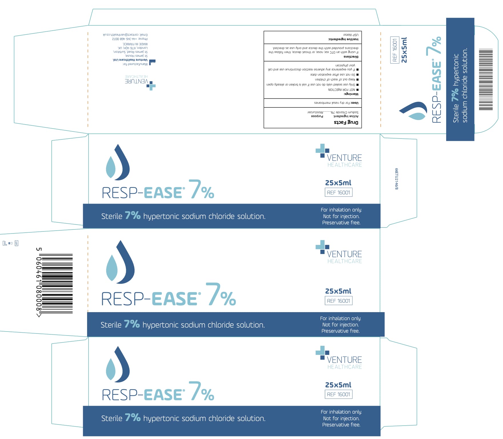 Pill image for Unither -venture Saline Solution 7% Sodium Chloride