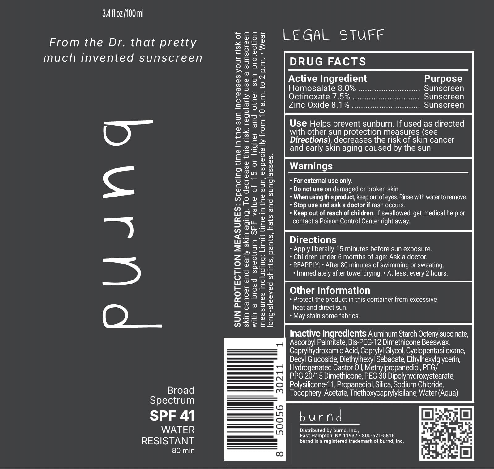 Pill image for Burnd Spf 41 Sunscreen