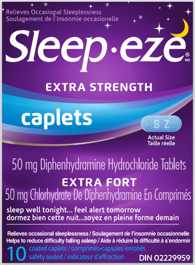 Pill image for Sleepeze Caplet 50 Mg_export Only 63029-921
