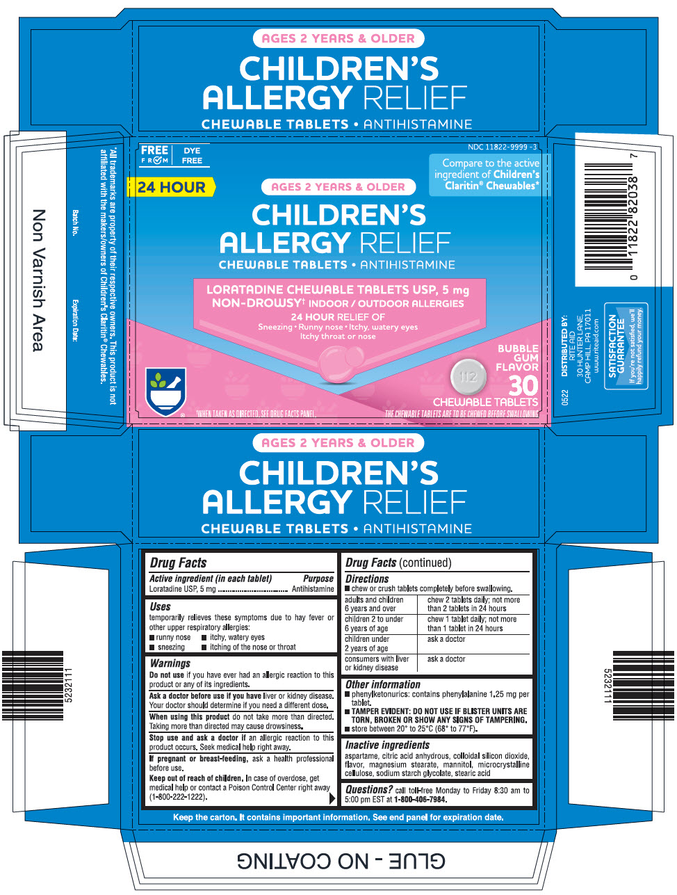 Pill image for Dye-free Children's Allergy Relief