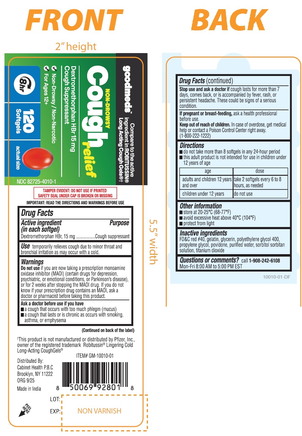 Pill image for Goodmeds Non-drowsy Cough Relief