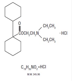 Pill image for these highlights do not include all the information needed to use dicyclomine hydrochloride tablets safely and effectively. see full prescribing information for dicyclomine hydrochloride tablets.