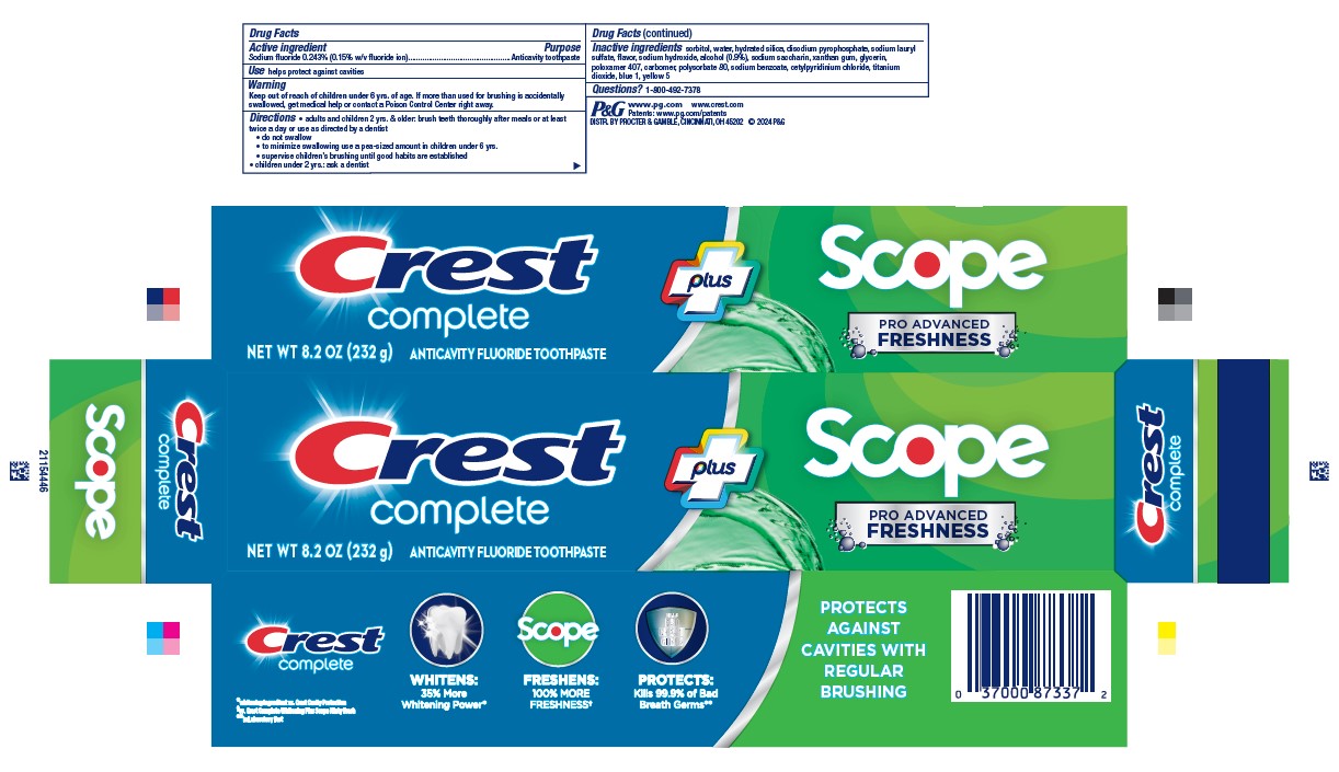 Pill image for Crest Complete Plus Scope Pro Advanced Freshness
