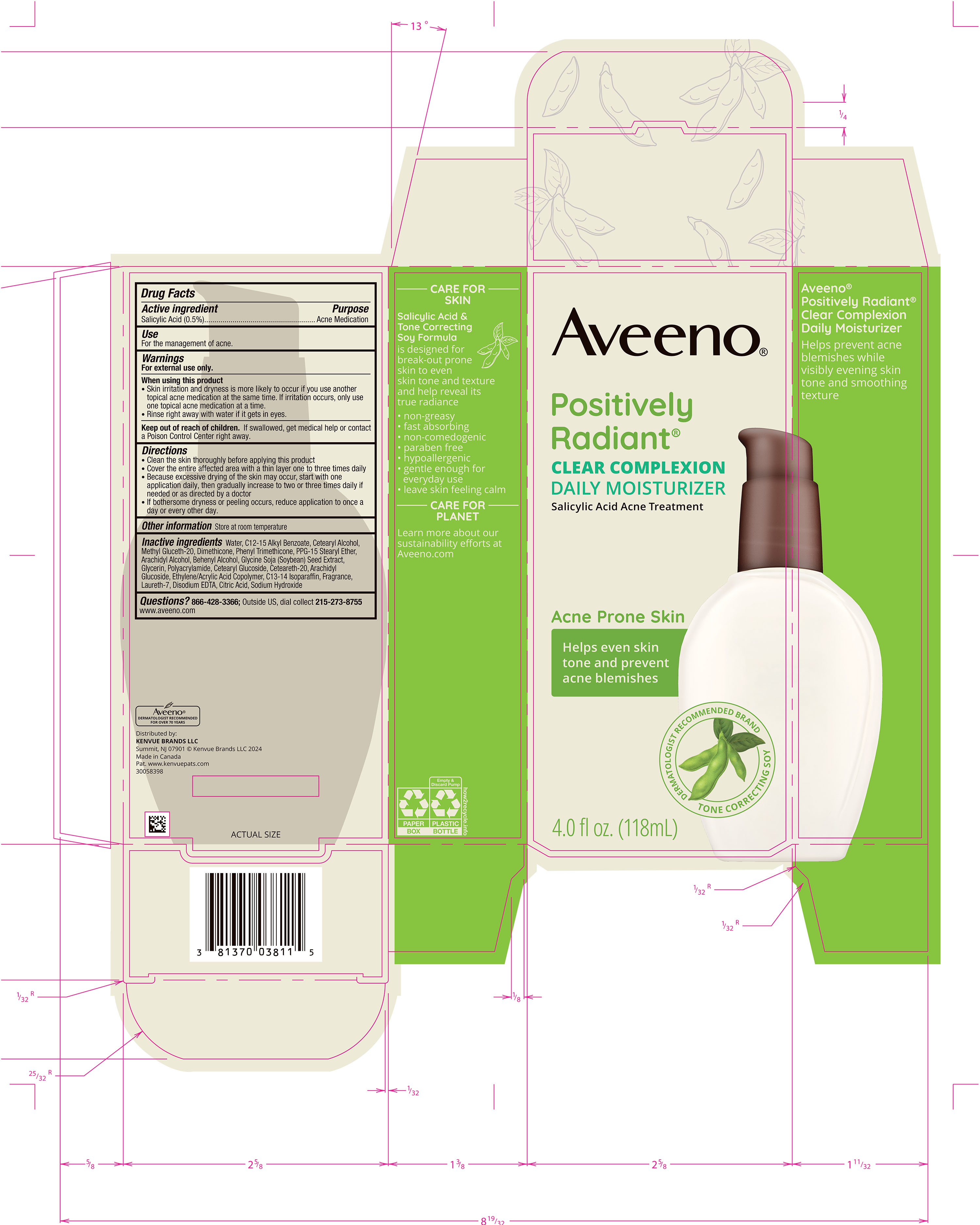 Pill image for Aveeno Positively Radiant Clear Complexion Daily Moisturizer