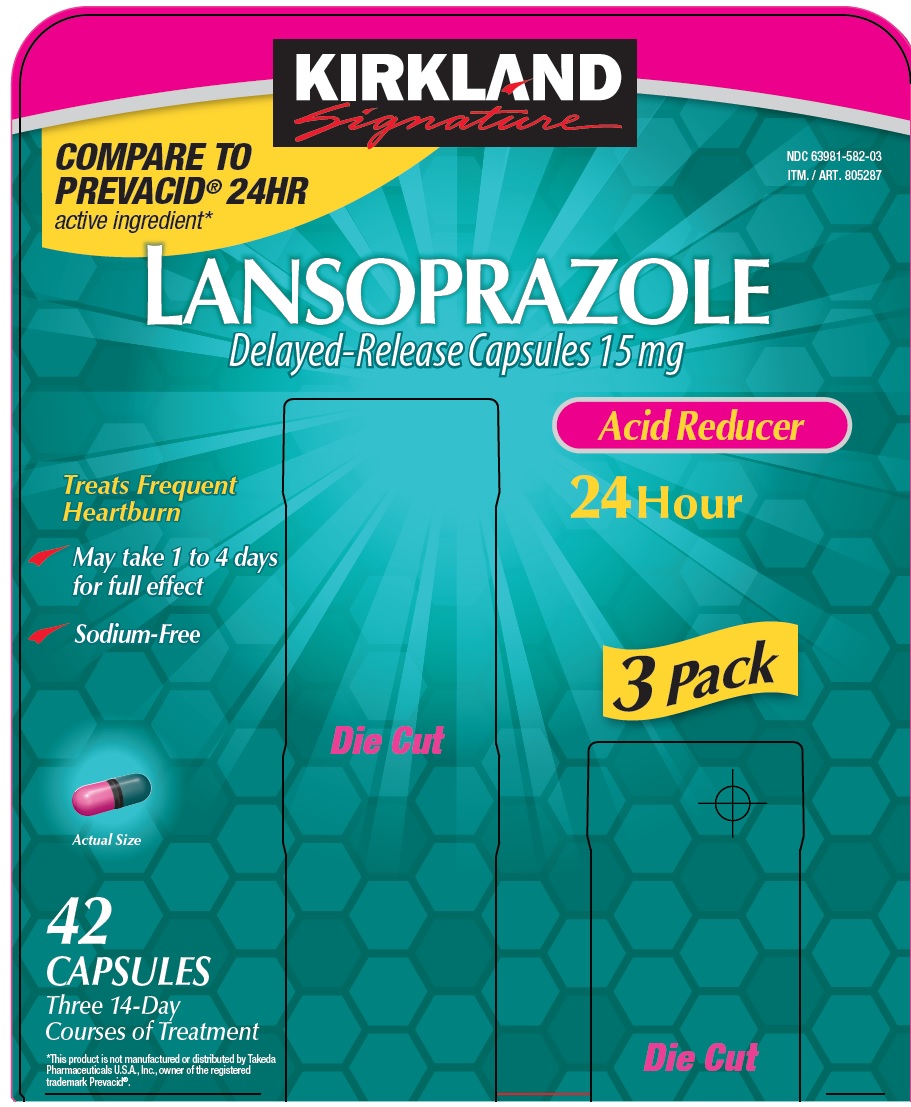 Pill image for Costco Wholesale Corp. Lansoprazole Drug Facts