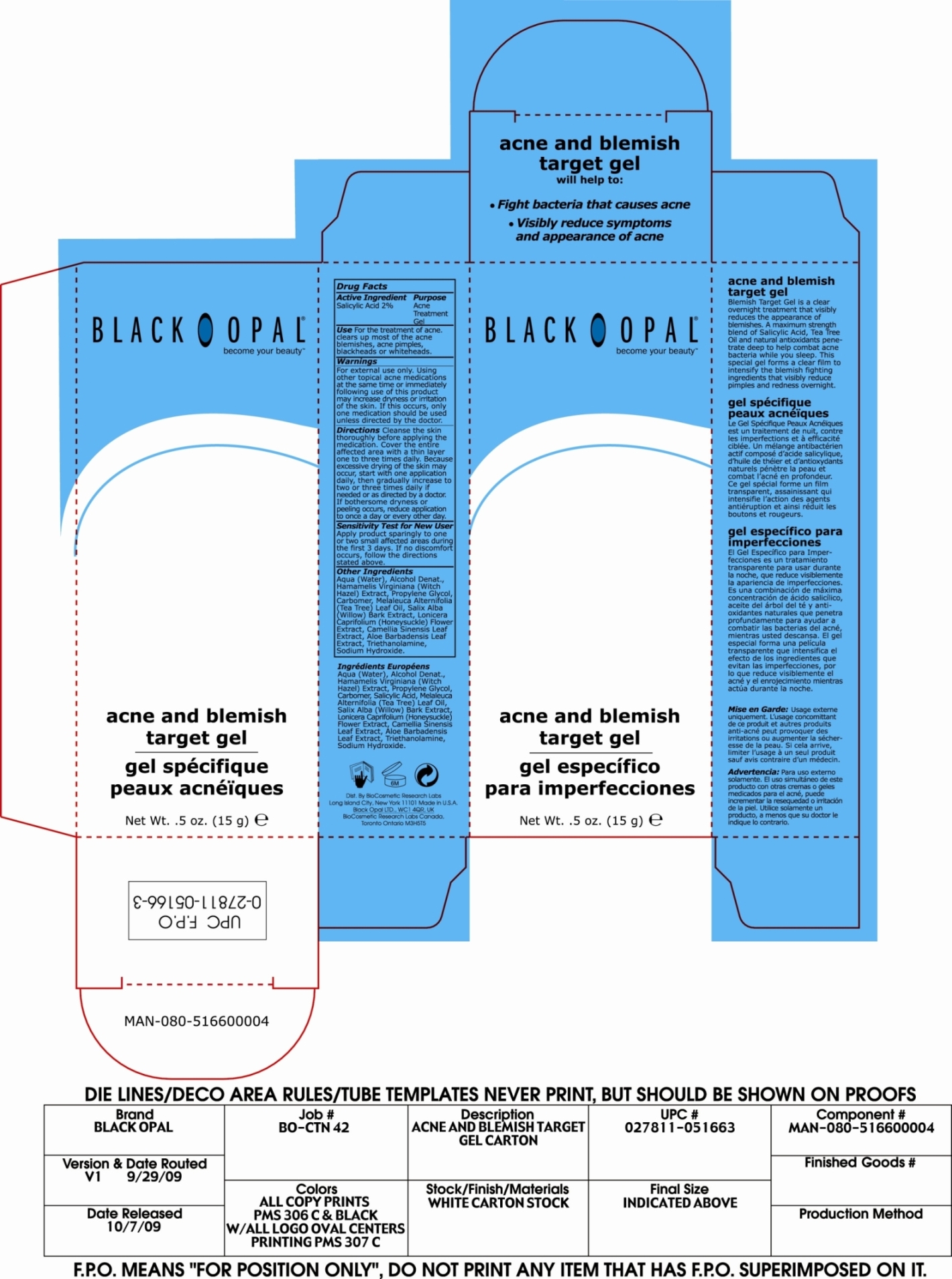 Pill image for Acne And Blemish Target Gel