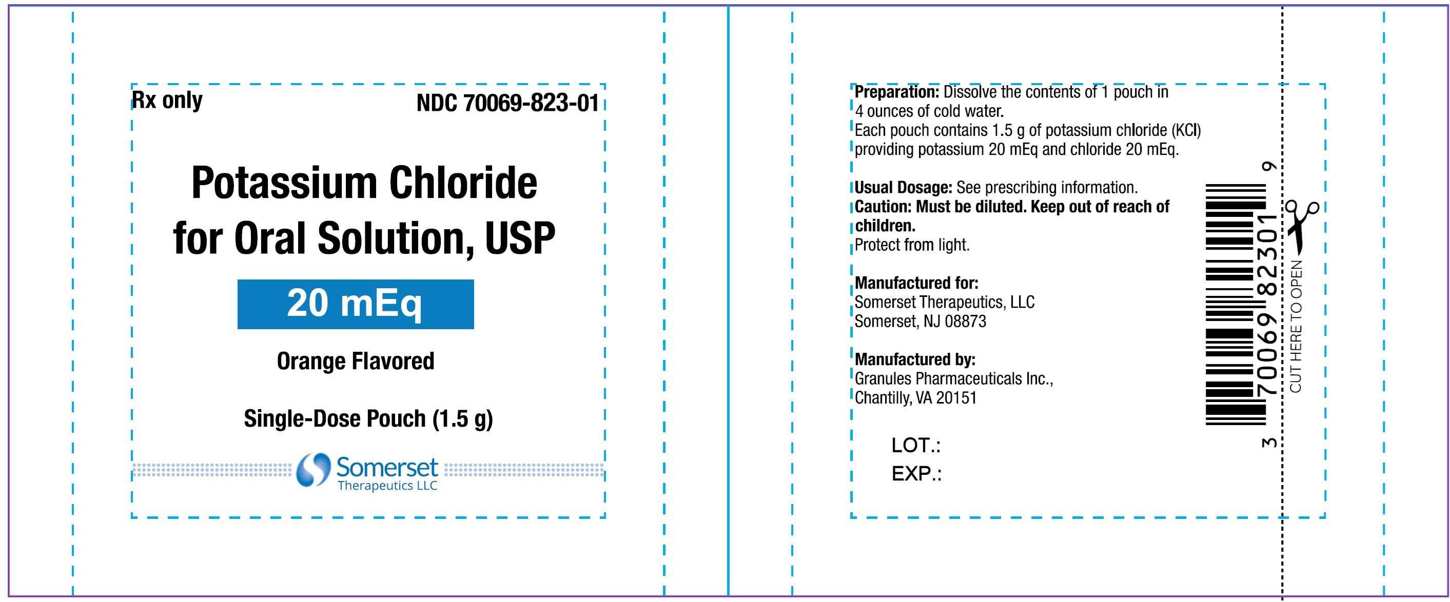 Pill image for Potassium Chloride For Oral Solution