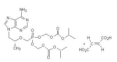 Pill image for These Highlights Do Not Include All The Information Needed To Use Tenofovir Disoproxil Fumarate Tablets Safely And Effectively. See Full Prescribing Information For Tenofovir Disoproxil Fumarate Tablets. Tenofovir Disoproxil Fumarate Tablets, For Oral Use Initial U.s. Approval: 2001