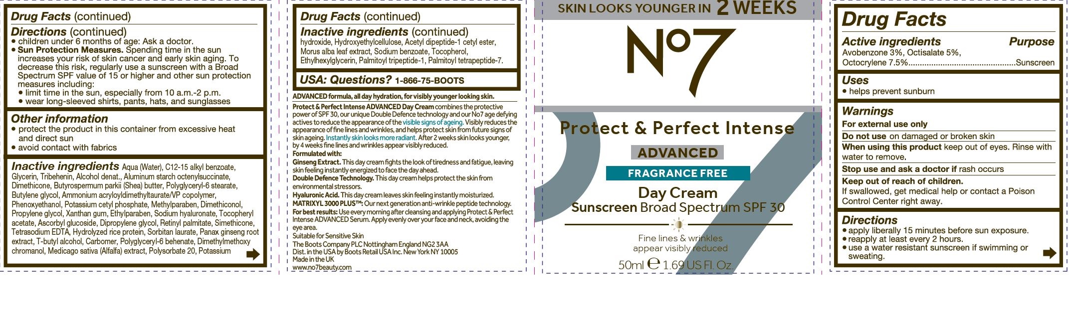 Pill image for No7 Protect And Perfect Intense Advanced Fragrance Free Day Cream Sunscreen Broad Spectrum Spf 30