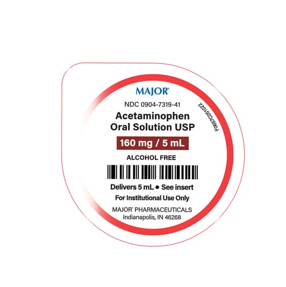 Pill image for Acetaminophen Oral Solution Usp - Major