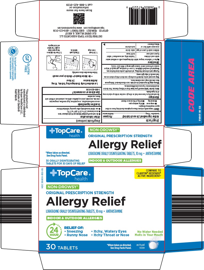 Pill image for Topco Associates Llc. Allergy Relief Drug Facts