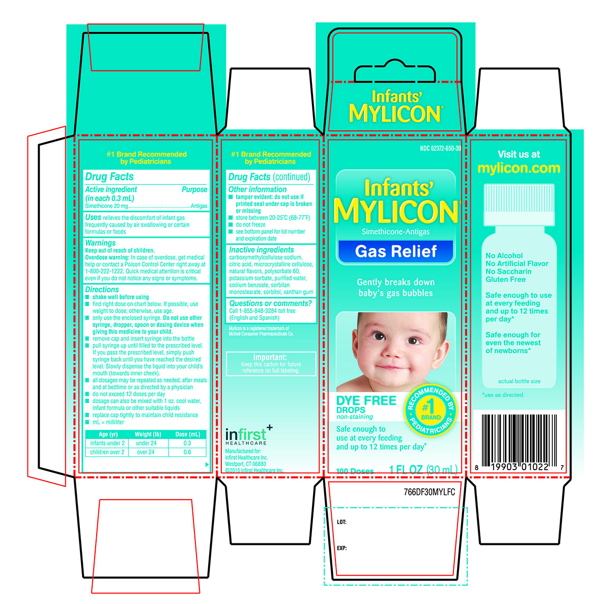 Pill image for Mylicon Infants Gas Relief Dye Free