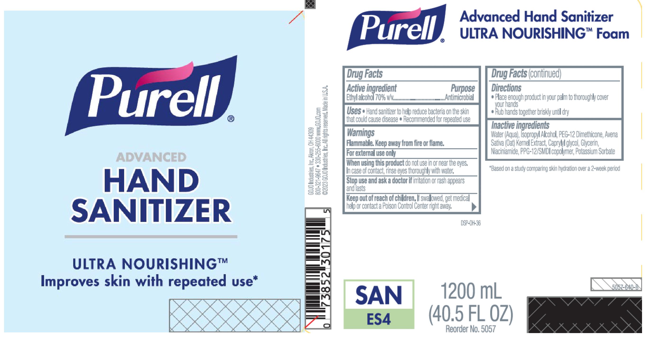 Pill image for Purell Advanced Hand Sanitizer Ultra Nourishing Foam