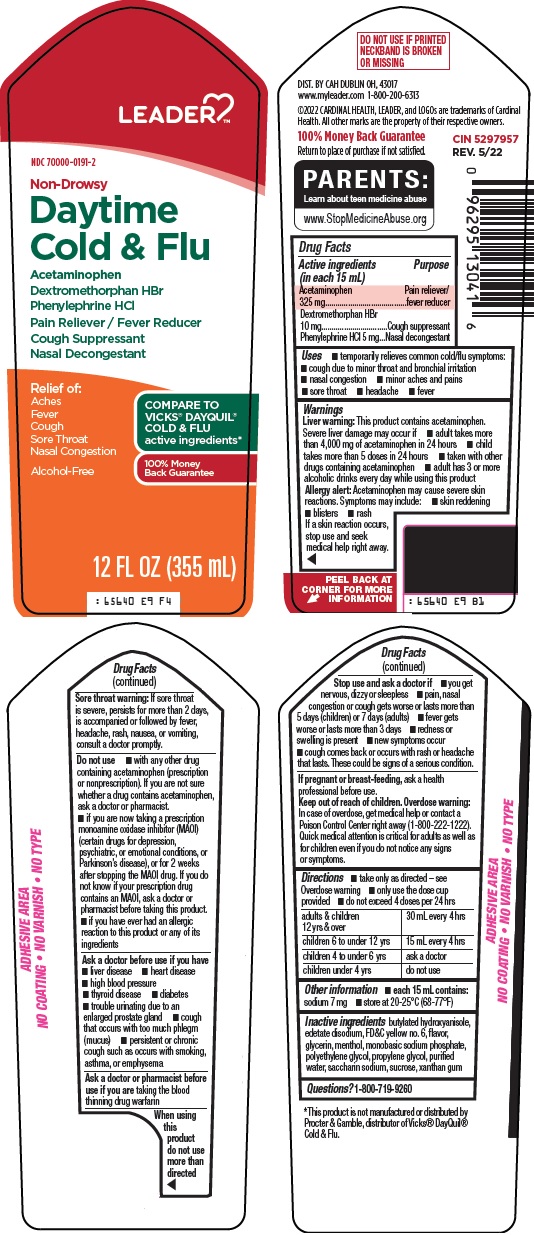 Pill image for Cardinal Health Daytime Cold & Flu Drug Facts