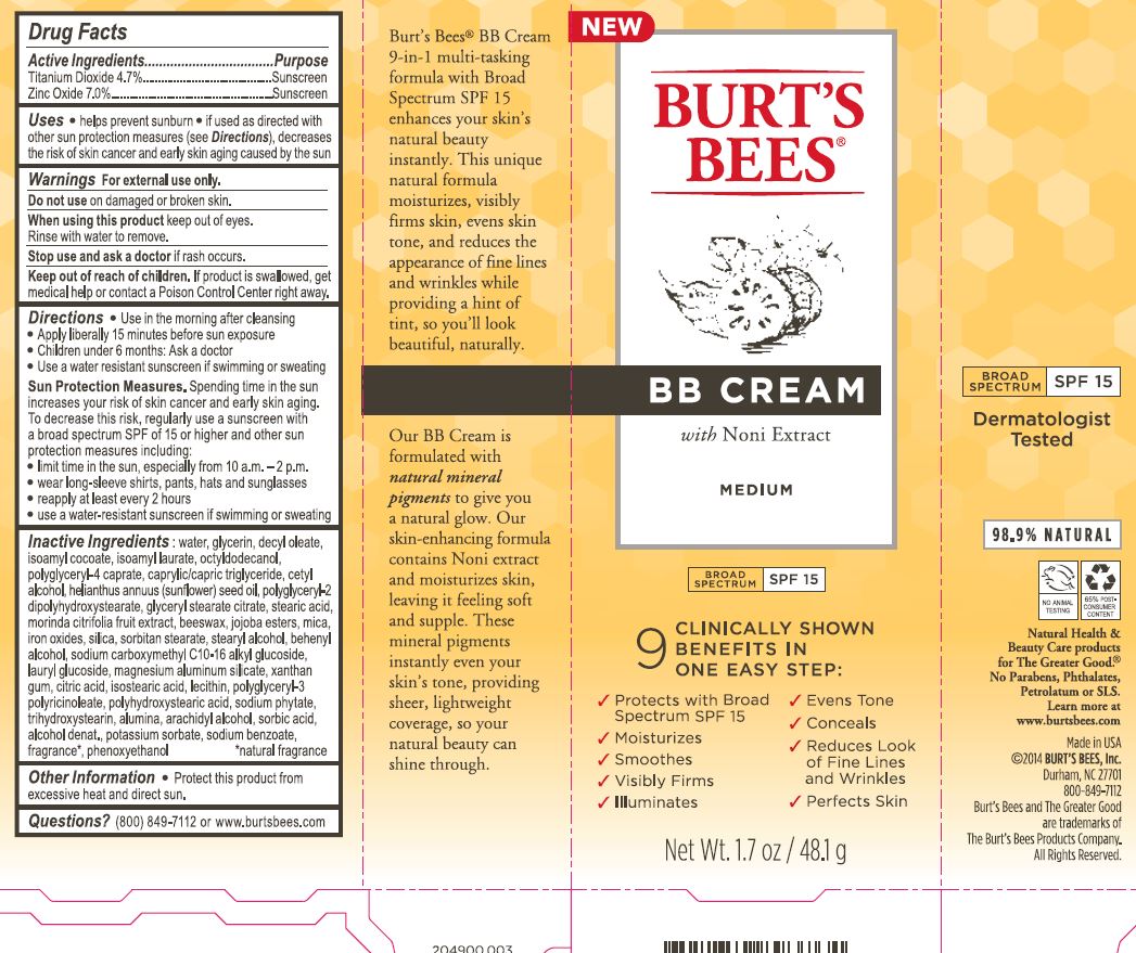 Pill image for Bb Cream Broad Spectrum Spf 15 Medium