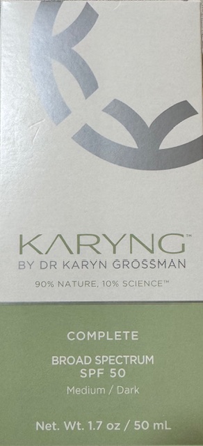 Pill image for karyng complete broad spectrum spf 50 (medium/dark)