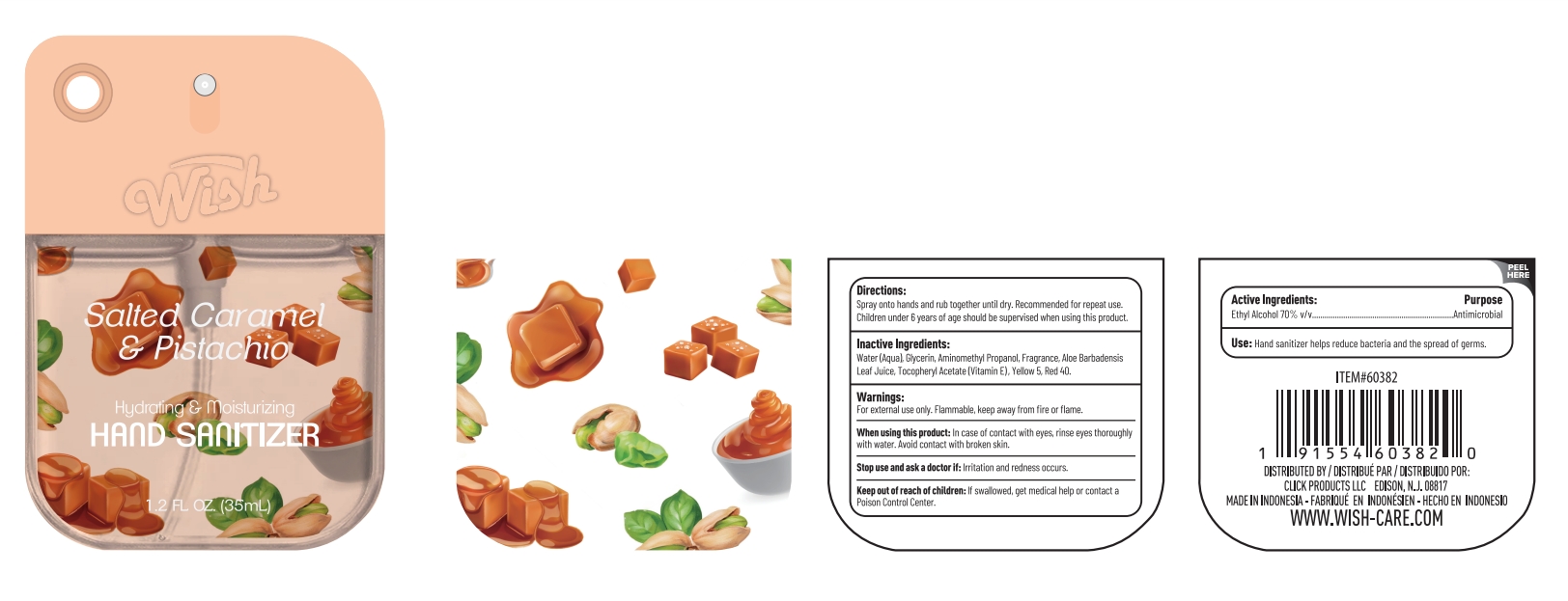 Pill image for Wish Hand Sanitizer Salted Caramel Pistachio