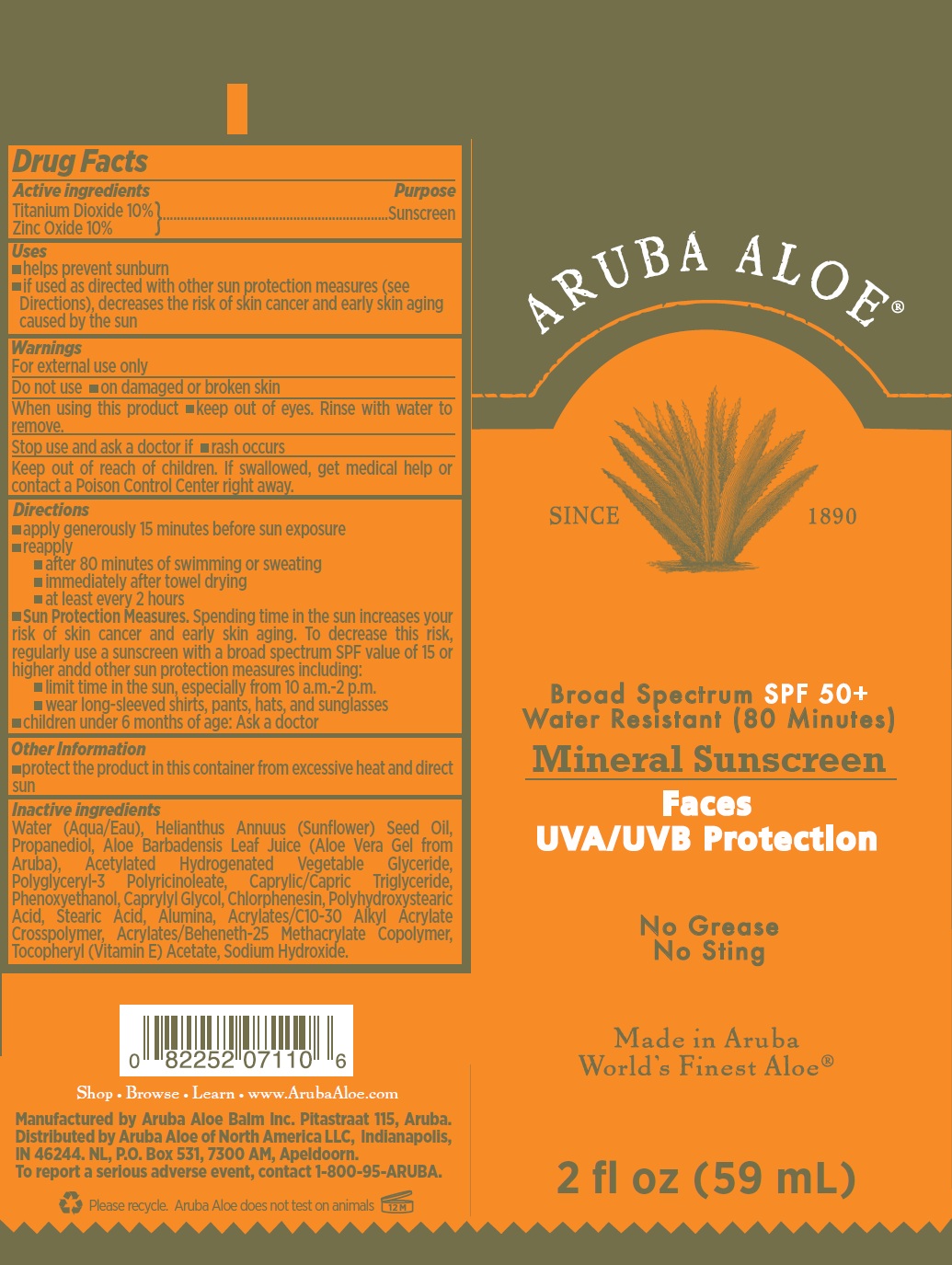 Pill image for Broad Spectrum Water Resistant Spf 50 Mineral Sunscreen Faces