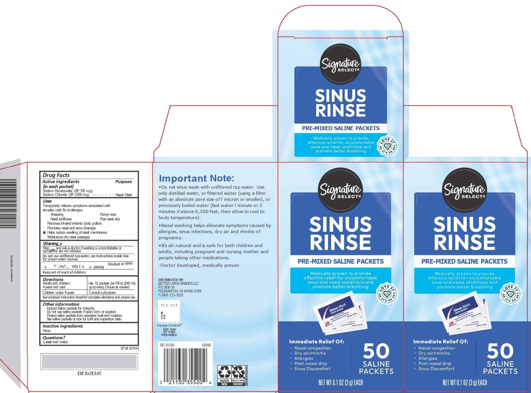 Pill image for Nasal Relief Sinus Wash Packet