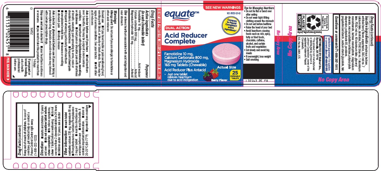 Pill image for Wal-mart Acid Reducer Complete Drug Facts